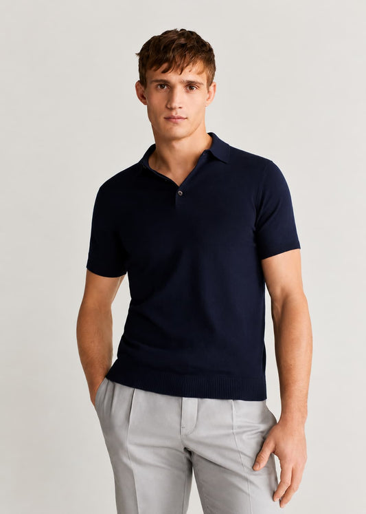 BLACK OFFICE POLO