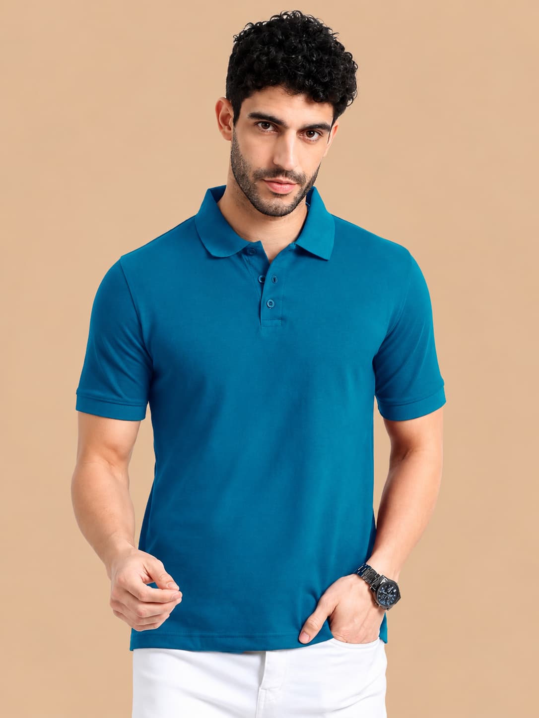 BLUE OFFICE POLO