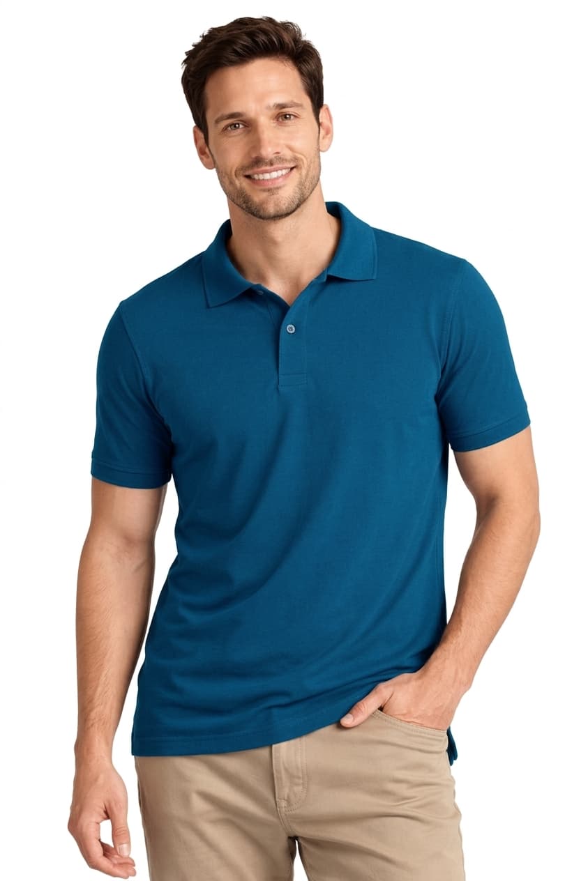NAVY BLUE OFFICE POLO
