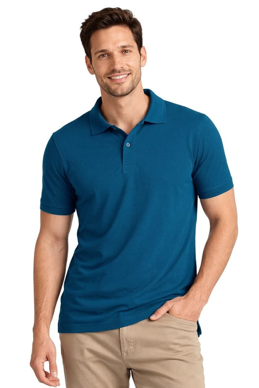 NAVY BLUE OFFICE POLO
